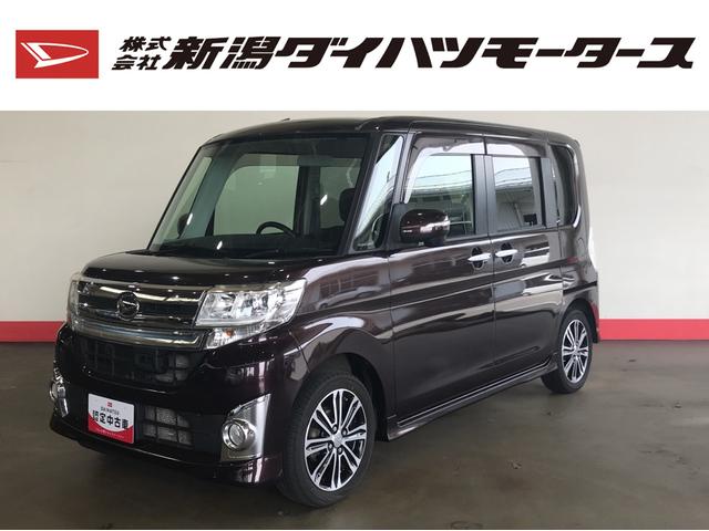 ダイハツ タント カスタムＲＳ　ＳＡ　（車内　消臭・抗菌　処理済）　衝突被害軽減システム　ターボ　ナビ　バックカメラ　両側パワースライドドア　アルミホイール　キーフリーシステム