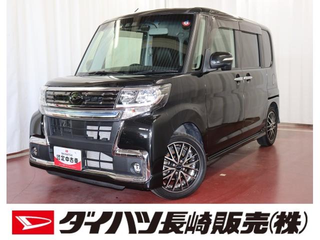 ダイハツ タント カスタムＲＳ　トップエディションＳＡＩＩＩ　衝突被害軽減ブレーキ　両側電動スライドドア　フルセグメモリーナビ　ＤＶＤ再生　Ｂｌｕｅｔｏｏｔｈ接続　ＥＴＣ付き　ドライブレコーダー付き　バックカメラ　ＬＥＤヘッドランプ　ＬＥＤフォグランプ