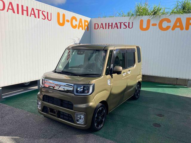 沖縄県の中古車ならウェイク ＧターボリミテッドＳＡＩＩＩ　ターボ　パノラマモニター　ナビ　アルミホイール