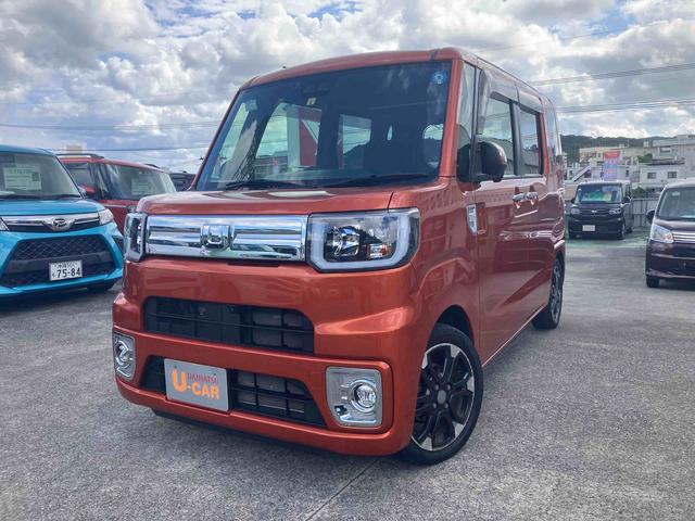 沖縄の中古車 ダイハツ ウェイク 支払総額 140.8万円 リ済込 2019(令和1)年 7.2万km トニコオレンジＭ