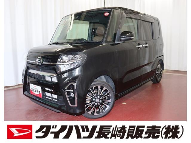 タント カスタムＲＳ　衝突被害軽減ブレーキ　オーディオレス　バックカメラ　両側電動スライドドア　シートヒーター　スマートキー　オートライト　ＬＥＤヘッドランプ　ＬＥＤフォグランプ　アイドリングストップ　盗難防止システム（1枚目）