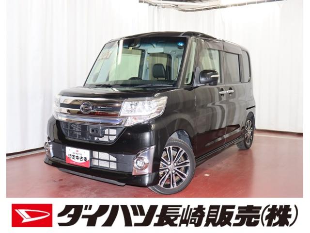 ダイハツ タント カスタムＲＳ　トップエディションＳＡＩＩ　衝突被害軽減ブレーキ　純正メモリーナビ