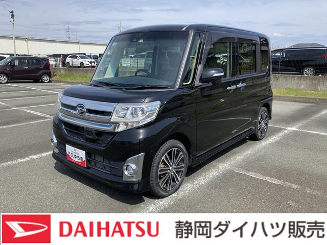 ダイハツ タント カスタムＲＳ　トップエディションＳＡＩＩ　１５インチアルミホイール　大型エアロバンパー　ＬＥＤヘッドランプ　オート格納式カラードドアミラー　本革巻ステアリングホイール　両側パワースライドドア