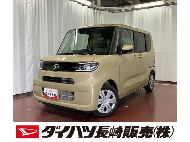 ダイハツ タント Ｘ　届出済未使用車　衝突被害軽減ブレーキ　オーディオレス　バックカメラ　両側スライドドア　シートヒーター　スマートキー　オートライト　ＬＥＤランプ　電動格納ミラー　アイドリングストップ　盗難防止システム