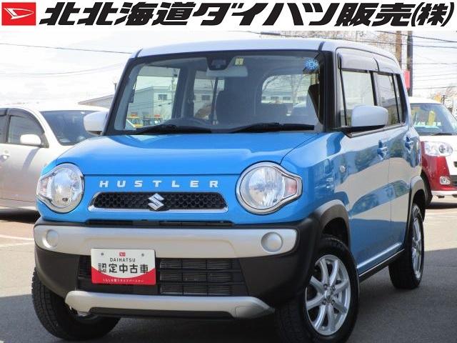 ハスラー Ｇ　４ＷＤ　衝突被害軽減ブレーキ　カーナビ　リモコンエンジンスターター　アイドリングストップ　ＥＳＰ（横滑り防止装置）　運転席助手席シートヒーター　オートエアコン