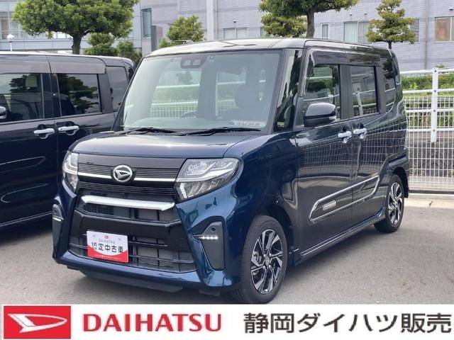 タント カスタムＸ　１４インチアルミホイール　大型エアロバンパー　フルＬＥＤヘッドランプ　オート格納式カラードドアミラー　両側パワースライドドア