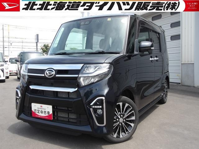 カスタムＲＳ　４ＷＤ　両側電動スライドドア　夏冬タイヤ　純正９インチナビ　１５インチ純正アルミホイール　純正エンジンスターター　前後ドラレコ　バックカメラ　シートカバー　ＬＥＤヘッドライト　キーフリー寒冷地仕様