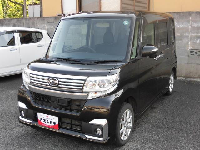 タント カスタムＸ　４ＷＤ　ワンオーナー　ナビゲーション　禁煙車　記録簿　認定中古車（1枚目）