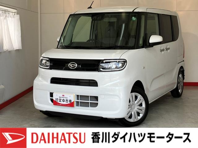 タント Ｘ　　バックモニター対応カメラ／左側パワースライドドア　ワンオーナー　バックモニター対応カメラ　電動パーキングブレーキ　オートブレーキホールド　左側パワースライドドア　運転席・助手席シートヒーター　ＬＥＤヘッドランプ　オートライト　スマアシ　スマートキー（1枚目）