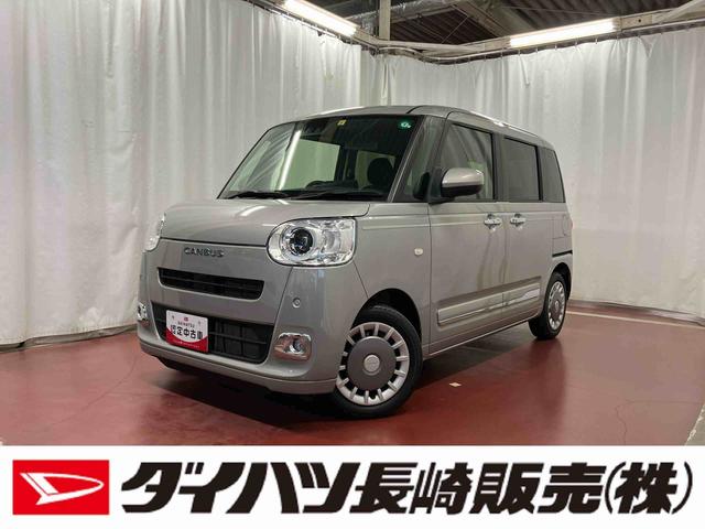 ムーヴキャンバス セオリーＧ　元試乗車　ディスプレイオーディオ　ブルートゥース　バックカメラ　衝突被害軽減システム　ＬＥＤヘッドランプ　オートライト　シートヒーター　両側電動スライドドア　ベンチシート　スマートキー　衝突安全ボディ（1枚目）