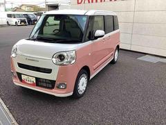 ムーヴキャンバス ストライプスG インパネシフト プッシュスタートスイッチ 電子カードキー 電動パーキングブレーキ カーナビ 車線逸脱警報 エマージェンシーブレーキ ABS オートハイビーム 中古車画像