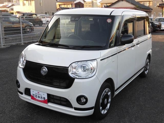 ムーヴキャンバス(ダイハツ) Ｇブラックアクセントリミテッド　ＳＡＩＩＩ　４ＷＤ　ワンオーナー　ナビ　パノラマモニター　ドライブレコーダー　両側パワースライドドア　ＬＥＤフォグランプ　禁煙車　記録簿　認定中古車　レーンアシスト　衝突回避支援システム搭載車 中古車画像