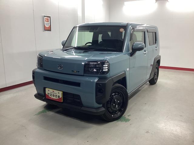 タフト(ダイハツ) Ｘ　衝突被害軽減ブレーキ　横滑り防止装置　オートハイビーム　アイドリングストップ　ステアリングスイッチ　オートライト　キーフリーシステム　オートエアコン　パノラマカメラ　マット　バイザー 中古車画像