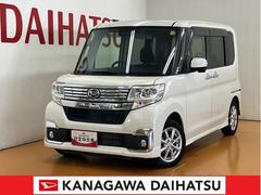 タント カスタムX SAIII サポカーSワイド適合 ミラクルオープンドア Bカメラ 片側オートスライドドア ETC Pスタート 運転席シートヒーター ステアリングスイッチ 横滑り防止機能 誤発進抑制機能 電動格納ミラー キーフリー 中古車画像