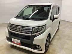 ムーヴ カスタム X ハイパーSAII インパネシフト プッシュスタートスイッチ 電子カードキー カーナビ バックモニター ブレーキサポート レーンアシスト アルミホイール ABS フォグランプ 中古車画像