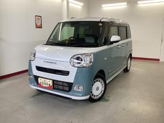 ムーヴキャンバス ストライプスGターボ 衝突被害軽減ブレーキ 横滑り防止装置 オートハイビーム アイドリングストップ ステアリングスイッチ オートライト キーフリーシステム オートエアコン パノラマカメラ マット バイザー 中古車画像