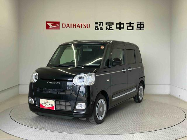 ムーヴキャンバス(ダイハツ) セオリーＧターボ　スマートアシスト搭載　後席両側電動スライドドア　パノラマモニター対応　オートエアコン　オートライト　キーフリー　アイドリングストップ　ＡＢＳ　電動ドアミラー 中古車画像