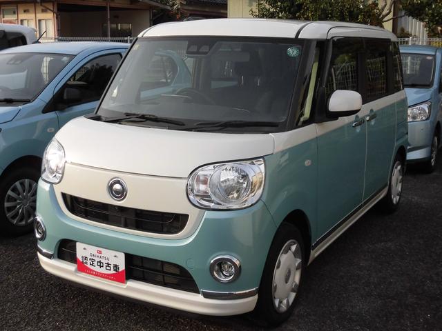 ムーヴキャンバス(ダイハツ) Ｘブラックインテリアリミテッド　ＳＡＩＩＩ　ワンオーナー　ツートンカラー　ＬＥＤフォグランプ　両側パワースライドドア　禁煙車　記録簿　認定中古車　レーンアシスト　オートマチックハイビーム　衝突回避支援システム搭載車 中古車画像