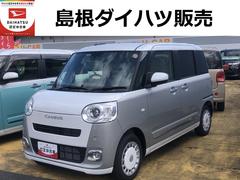 ムーヴキャンバス ストライプスG ツートンカラー LEDヘッドライト/フォグランプ 両側パワ-スライドドア コーナーセンサー 運転席/助手席シートヒーター 禁煙車 記録簿 認定中古車 レーンアシスト 衝突回避支援システム搭載車 中古車画像