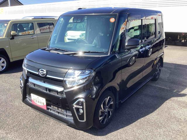 タント(ダイハツ) カスタムＸ　インパネシフト　プッシュスタートスイッチ　電子カードキー　電動スライドドア　衝突軽減ブレーキ　車線逸脱防止　アルミホイール　ＡＢＳ　カーナビ 中古車画像