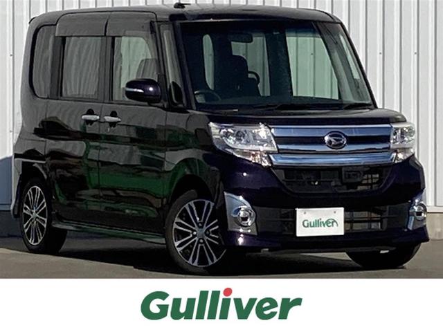 カスタムRS トップエディションSA カスタム RS トップED SA/ワンオーナー/社外SDナビ/社外フルセグTV/両側パワースライドドア/衝突防止機能/横滑り防止機能/ハーフレザーシート/アイドリングストップ/プッシュスタート(1枚目)