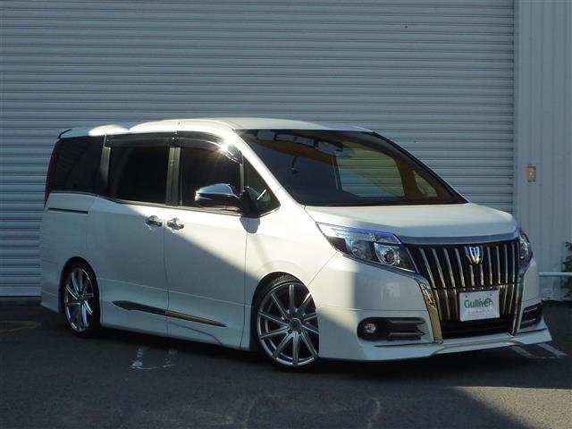 Gi ブラックテーラード 地デジ 両側自動ドア LEDランプ レーダークルコン 横滑り防止 TV&ナビ BTオーディオ Wエアコン Bカメラ レーンキープ CD ドライブレコーダー 後席モニター スマートキー DVD再生(1枚目)