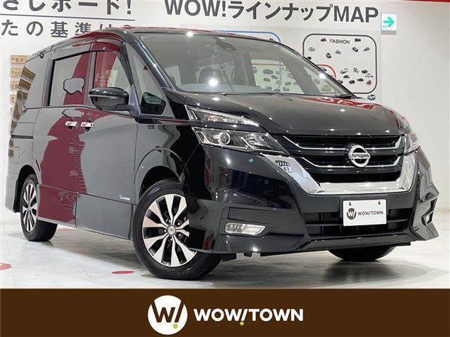 日産 セレナ ハイウェイスター　Ｖセレクション　エマージェンシーブレーキ　純正９インチナビ　純正フリップダウンモニター　アラウンドビューモニター　ＥＴＣ　ドライブレコーダー　両側パワースライドドア　クルーズコントロール