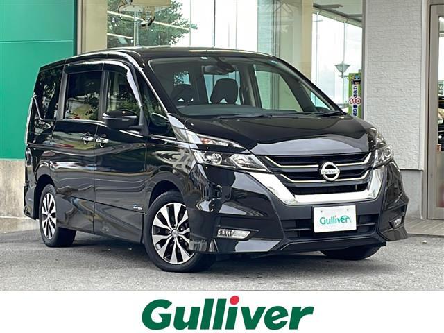 日産 セレナ ハイウェイスターＧ　県外仕入　禁煙車　フリップダウンモニター　エマージェンシーブレーキ　純正ナビ　Ｂカメラ　両側パワースライドドア　クルーズコントロール　ビルトインＥＴＣ　ＬＥＤヘッドライト　フォグランプ　オートライト