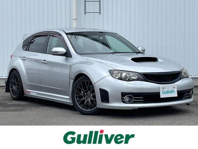 スバル インプレッサ ＷＲＸ　ＳＴｉ　６ＭＴ　車高調　ＥＮＫＥＩ１７インチアルミホイール　ＳＴｉマフラー　社外メモリナビ（ＭＤＶ－Ｚ７００）（ＣＤ／ＤＶＤ／フルセグ／Ｂｌｕｅｔｏｏｔｈ）　黒ハーフレザーシート　ＨＩＤ　ＥＴＣ