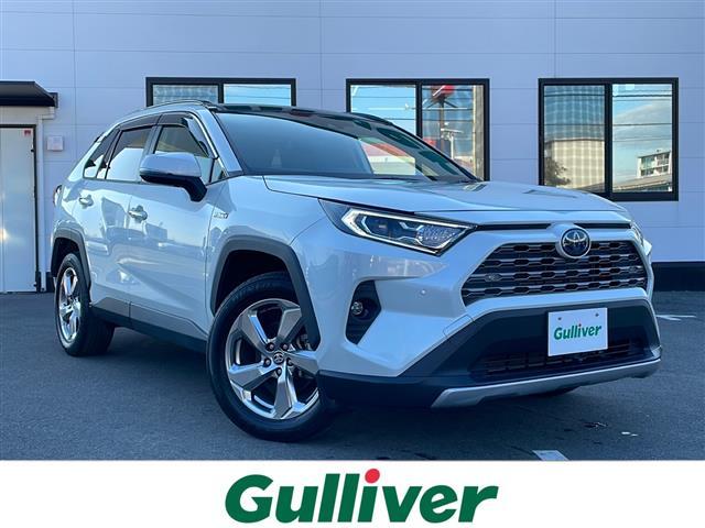 トヨタ ＲＡＶ４ ハイブリッドＧ　禁煙車　大型サンルーｊフ　ブラインドスポットモニター