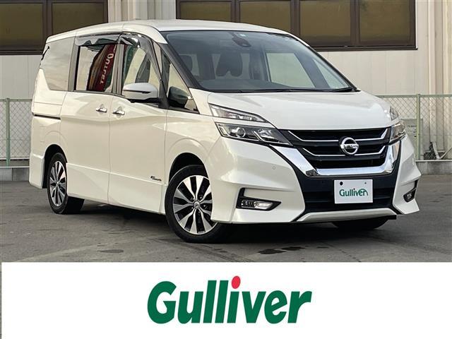 日産 セレナ ハイウェイスター　プロパイロット　エマージェンシーブレーキ　純正メモリーナビ　ＡＭ／ＦＭ／ＣＤ／ＤＶＤ／ＢＴ／フルセグ　アラウンドビューモニター　両側パワースライドドア　ＬＥＤヘッドライト　純正１５インチアルミホイール