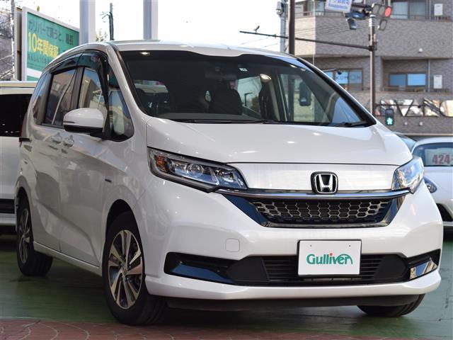 フリードハイブリッド ハイブリッド・Ｇホンダセンシング　ワンオーナー　Ｈｏｎｄａ　ＳＥＮＳＩＮＧ　Ｇａｔｈｅｒｓ　ＶＸＭ－２１４ＶＦｉ　Ｂｌｕｅｔｏｏｔｈ　ＵＳＢ　ＬＥＤヘッドライト　ＬＥＤアクティブコーナリングライト　ナビ装着用スペシャルパッケージ