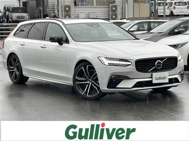 ボルボ Ｖ９０ Ｂ６　ＡＷＤ　Ｒデザイン　ワンオーナー・Ｂｏｗｅｒｓ＆Ｗｉｌｌｋｉｎｓ・パノラマルーフ　全方位カメラ　パークアシスト　前後シートヒーター　ステアリングヒーター　純正２０インチアルミホイール　タイプＣ・ＵＳＢ