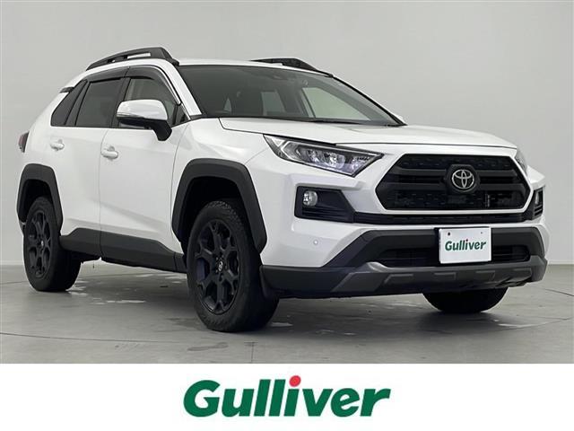 トヨタ ＲＡＶ４ アドベンチャー　オフロードパッケージ　ワンオーナー　メーカーナビ　ビルトインＥＴＣ　ドライブレコーダー　ＢＳＭ　ＲＣＴＡ　ＲＳＡ　レーダークルーズコントロール　レーンキープアシスト　ステアリングヒーター　レザーシート　ＬＥＤヘッドライト