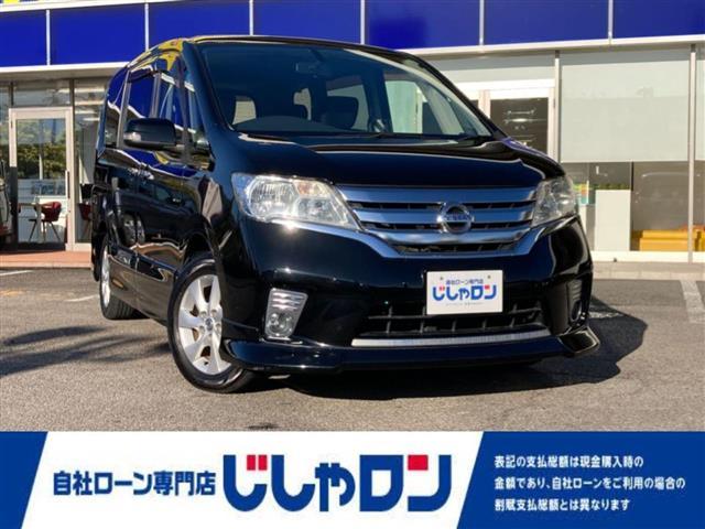 日産 セレナ ハイウェイスター　Ｊパッケージ　クルーズコントロール　両側パワースライドドア　アイドリングストップ　純正ＳＤナビ　ＣＤ／ＤＶＤ／Ｂｌｕｅｔｏｏｔｈ接続／ＳＤフルセグＴＶ　バックカメラ　プッシュスタート　スマートキー　ＥＴＣ