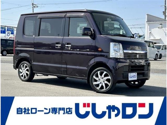 スズキ エブリイワゴン ＪＰターボ　社外オーディオ　ＦＨ－７８０　ＡＵＸ　ターボ車　リモコンキー　ＡＣ　純正ホイール　Ｗエアバック