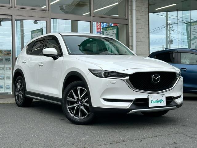 マツダ ＣＸ－５ ２５Ｓ　Ｌパッケージ　メーカーナビ（ＢＴ／ＤＶＤ／ＣＤ／フルセグ）ワンオーナー／黒革シート／寒冷地仕様／レーンアシスト／オートクルーズコントロール／電動レアゲート／エンスタ／スペアキー／横滑り防止機能／取扱説明書