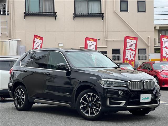 X5プラグインハイブリッド（BMW）ｘＤｒｉｖｅ　４０ｅ　ｘライン　禁煙／ワンオーナー／正規ディーラー車／整備記録簿Ｒ５／黒革シート／パノラマサンルーフ／純正ナビ／フルセグ／ＣＤ／ＤＶＤ／ＭＳＶ／ＢＴ／ＵＳＢ／ＡＵＸ／バックカメラ／ＨＵＤ／ミラー一体型ＥＴＣ 中古車画像