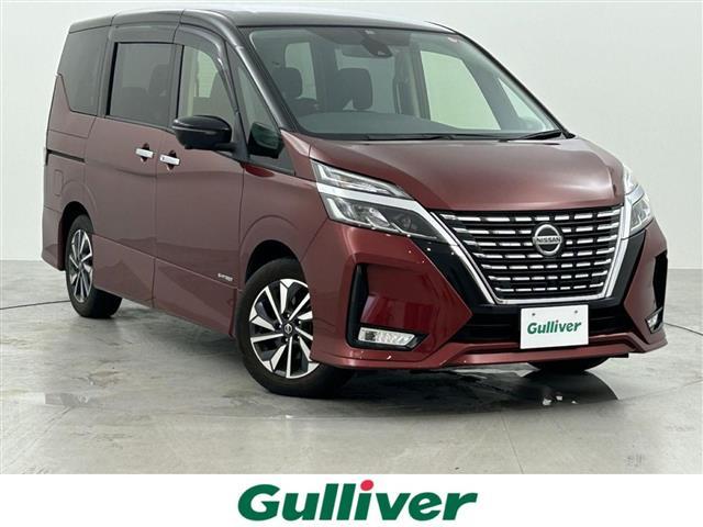 日産 セレナ ハイウェイスター　純正８型ナビ（ＣＤ，ＤＶＤ，ＢＴ，フルセグＴＶ）　ワンオーナ　全方位カメラ　障害物センサー　クルコン　衝突軽減防止　レーンキープ　ＢＳＭ　横滑り防止　ドラレコ　ＥＴＣ　両側電動スライドドア　ＬＥＤ