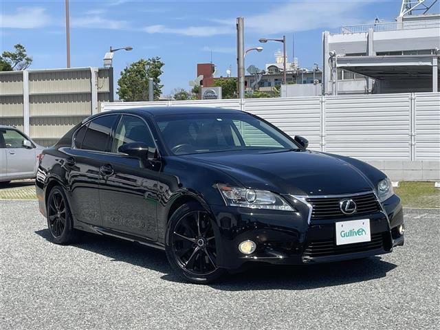 ＧＳ ＧＳ３５０　Ｉパッケージ　黒革／ＨＵＤ／ＴＶ／ＢＴ／１８ＡＷ／純正ＡＷ有／ドラレコ／