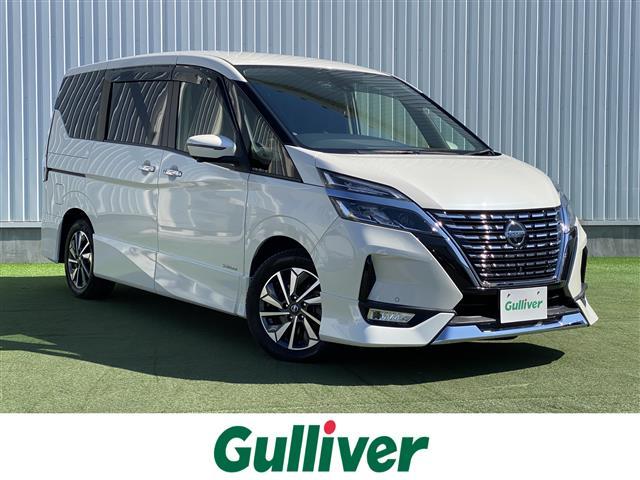 ハイウェイスター　Ｖ　禁煙車　純正ナビ　全方位カメラ　両側スライド　ＥＴＣ　衝突軽減　クルコン　ブラインドスポットモニター　コーナーセンサー　ＬＥＤヘッドライト　純正フロアマット　革巻きステアリング　純正ＡＷ１６インチ