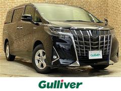 トヨタ　アルファードハイブリッド　Ｘ　４ＷＤ　ＡＬＰＩＮＥ後席モニター　両側パワースライドドア