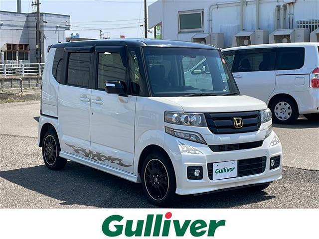 ２トーンカラースタイル　Ｇ・ターボＬパッケージ　４ＷＤ　純正ＳＤナビ　ＶＸＭ－１６５ＶＦｉ　ＣＤ　ＤＶＤ　ＢＴ　フルセグテレビ　バックカメラ　ＥＴＣ　ドライブレコーダー　クルーズコントロール　両側パワースライドドア　半革シート