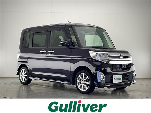 カスタムＸ　ＳＡ　禁煙車　衝突被害軽減ブレーキ　社外ナビＴＶ　バックカメラ　左側電動スライドドア　エコアイドル　キセノンオートライト　オートエアコン　スマートキー　プッシュエンジンスタート　純正１４インチアルミ
