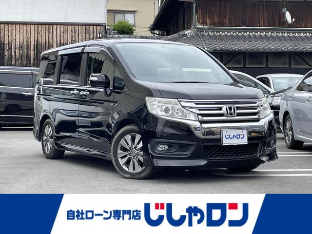 Ｓ　純正９インチナビ　フルセグＴＶ　バックモニター　後席モニター　片側パワースライドドア　クルーズコントロール　アイドリングストップ　ステアリングスイッチ　純正フロアマット　スマートキー　ＥＴＣ