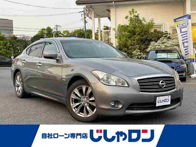 フーガハイブリッド(日産) ベースグレード　純正ナビ・ＴＶ　バックカメラ　ビルトインＥＴＣ　ハーフレザーシート 中古車画像
