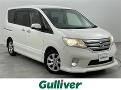 日産　セレナ　ハイウェイスター　Ｖエアロセレクション　純正ナビ（ＢＴ，フルセグＴＶ）　ＥＴＣ