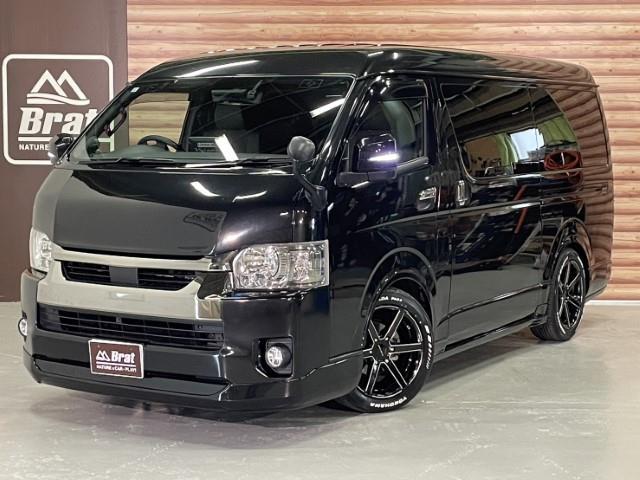 スーパーＧＬ　ダークプライムＩＩ　１８ＡＷ　４１５コブラ　バッドラッカーＳＤ－６　ヨコハマパラダ　ＣＲＳ　サイドステップＶｅｒ．ＩＩ　ベッドキット　４ＷＤ　デジタルインナーミラー　ツイーター　スモークフィルム　アルパインナビ　ビッグＸ
