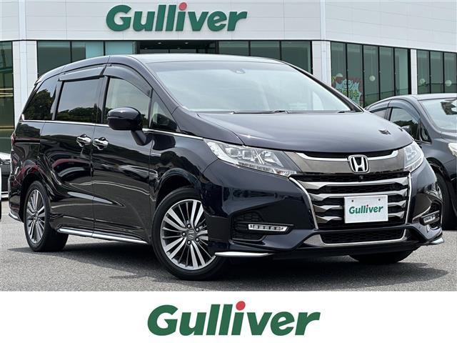 ハイブリッドアブソルート・ホンダセンシング　純正９インチナビ　ＤＶＤ／ＤＴＶ／Ｂｌｕｅｔｏｏｔｈ／ＨＤＭＩ／ＵＳＢ　マルチビューカメラ　純正フリップダウンモニター　レーダークルーズ　両側パワースライドドア　コーナーセンサー　ＥＴＣ　ＬＥＤ