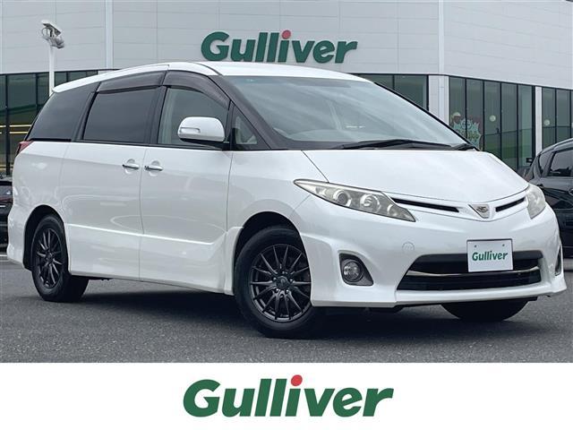 エスティマ(トヨタ) ２．４アエラス　Ｇエディション　純正ナビ　ＤＶＤ／ＤＴＶ／Ｂｌｕｅｔｏｏｔｈ　バックカメラ　純正フリップダウンモニター　両側パワースライドドア 中古車画像